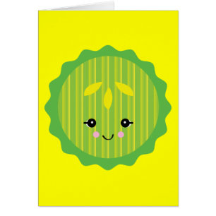 tranche de cornichon kawaii