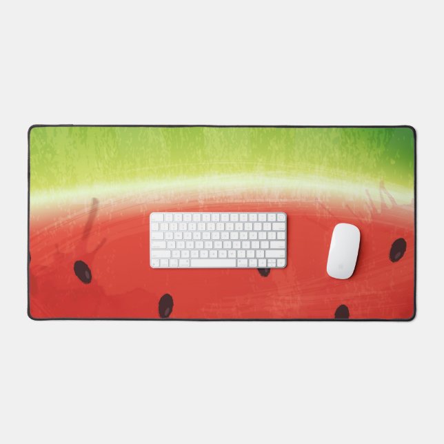 Tranche géante de pastèque à l'aquarelle mignonne  (Clavier et souris)