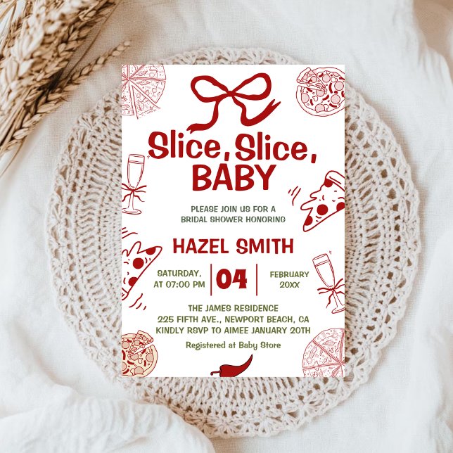 Tranche, Tranche, Bébé ! Invitation à la Baby Show (Créateur téléchargé)