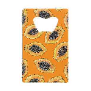 Tranches de Papaya sur orange