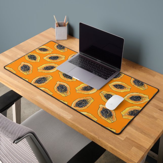 Tranches de Papaya sur orange (Bureau 2)