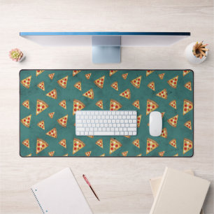 Tranches de pizza cool motif turquoise vintage