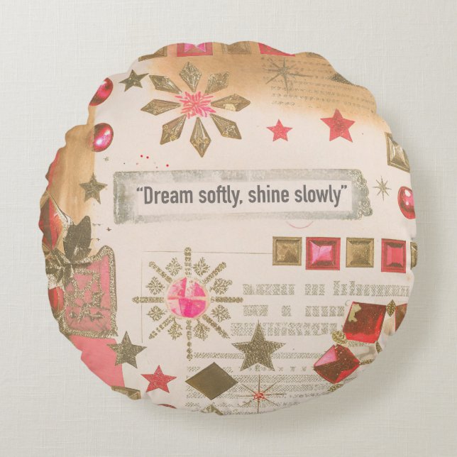 Tranquille Jour Lent – Édition légère Coussin Rond (Devant)