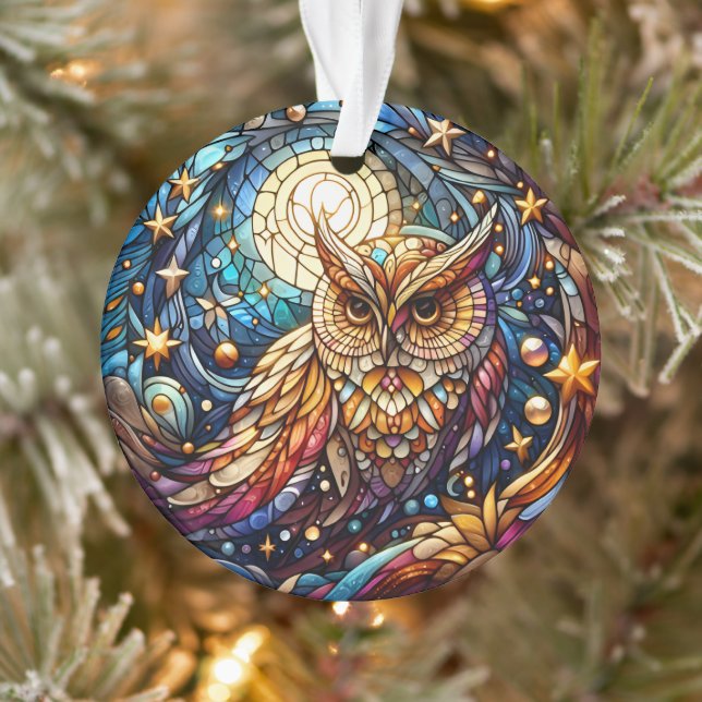 Tranquillité en verre Une fenêtre en verre floral (Arbre)