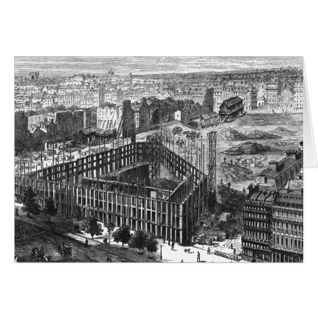 Transformation de Paris : Bâtiment en 1861 (Devant horizontal)