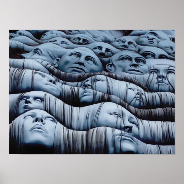 "Transformation" Design Imprimer Poster OEuvre mur (Devant)