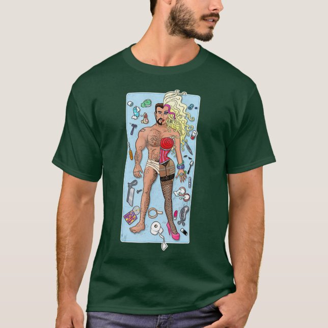 TRANSFORMATION MARDI Bold Drag Queen TShirt (Devant)