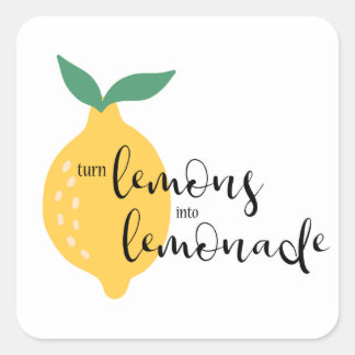 Transformez les citrons en Stickers Lemonade