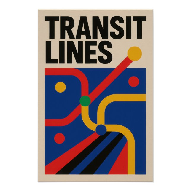 Transit Lines - Poster (Devant)