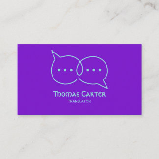 Translator Language Teacher Carte de cours en lign
