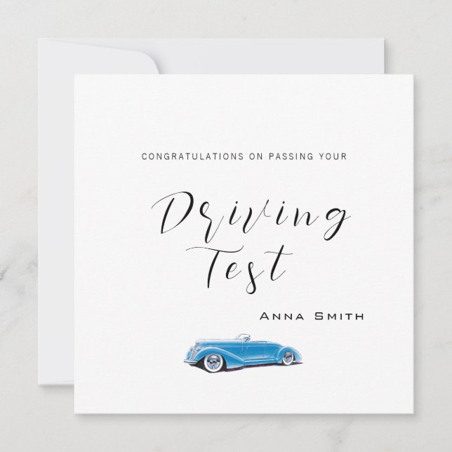 Transmettre votre carte de nom PERSONNALISÉE du te (Devant)