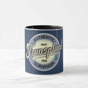 Transplant authentique Survivant Custom Coffee Mug