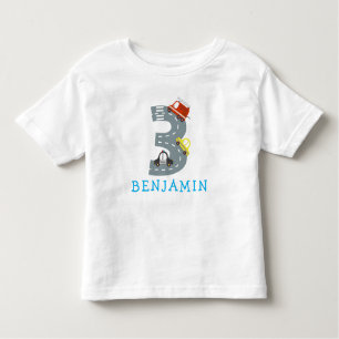 Transport 3e anniversaire de fête Baby T-shirt