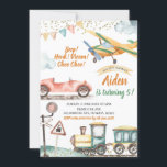 Transport Boy Invitation d'anniversaire<br><div class="desc">Transport Boy Invitation d'anniversaire</div>