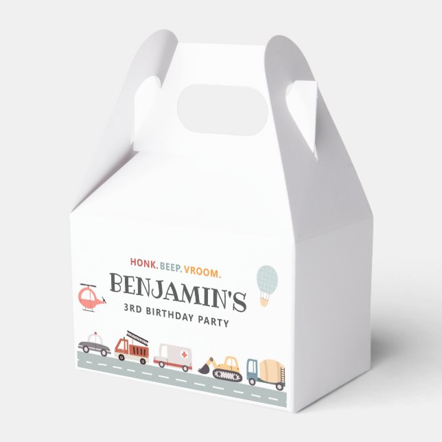 Transport moderne Ballotins d'anniversaire (Verso)