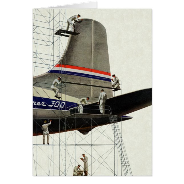 Transport Vintage, Entretien d'Avion (Devant)