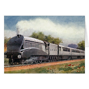 Transport Vintage, Train à Grande Vitesse Argenté 