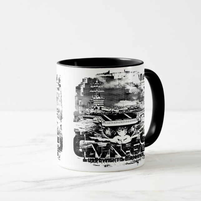 Transporteur d'aéronef Dwight D. Eisenhower Mug (Devant droit)