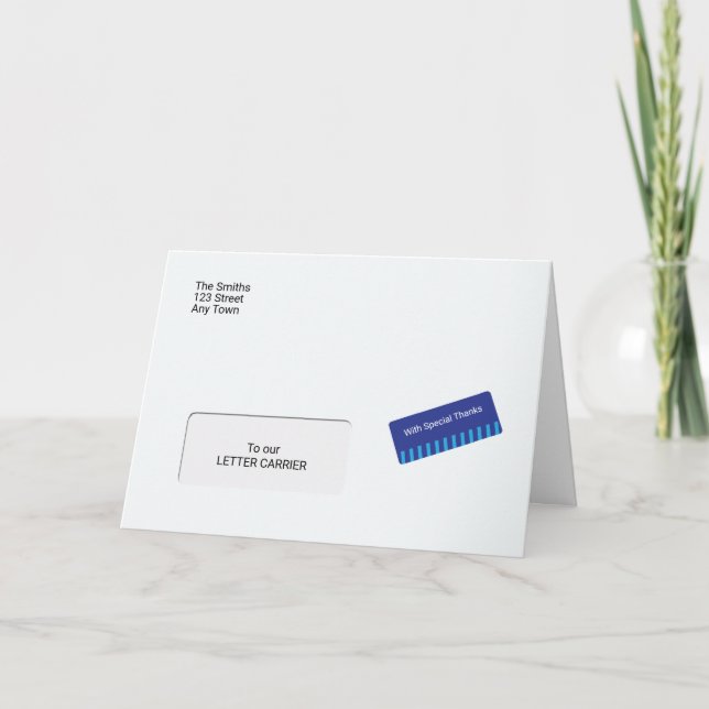 Transporteur de lettre Merci ! (Devant)