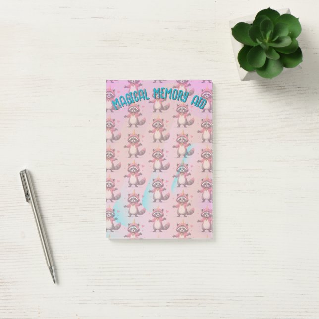 Trash Panda post-it notes - Autocollants - petit (Bureau)