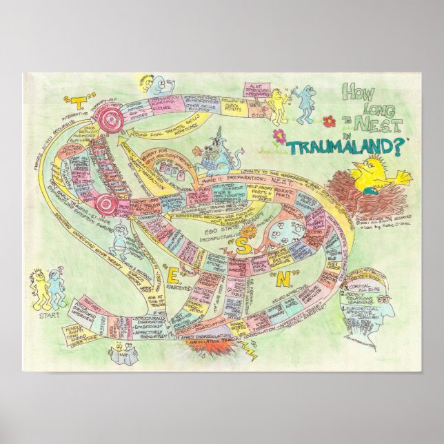 Traumaland Poster Matte 16X20 (Devant)