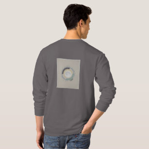 travail à l'aiguille pour la vie sur t-shirt lune