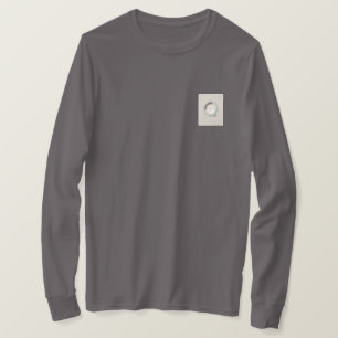 travail à l'aiguille pour la vie sur t-shirt lune