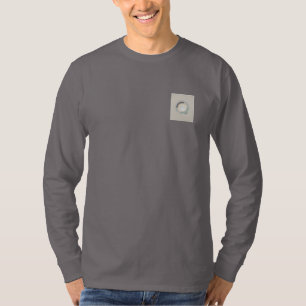 travail à l'aiguille pour la vie sur t-shirt lune