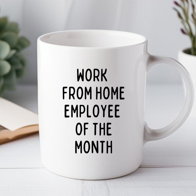 Travail De L'Employé À Domicile Drôle Bureau Mug (Créateur téléchargé)