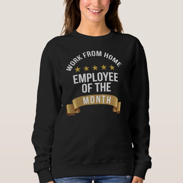 Travail De L'Employé À Domicile Du Mois Pullover (Devant)