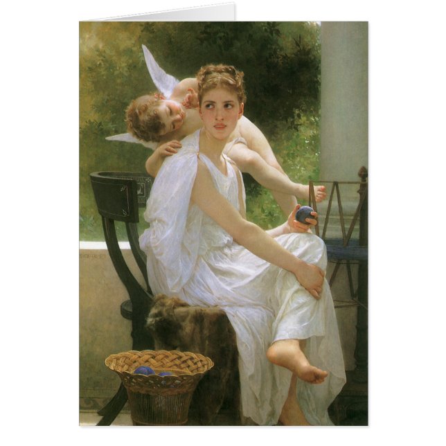 Travail interrompu par Bouguereau, Angel Portrait (Devant)