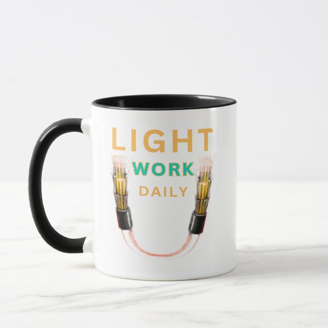 Travail léger au quotidien - mug (Gauche)