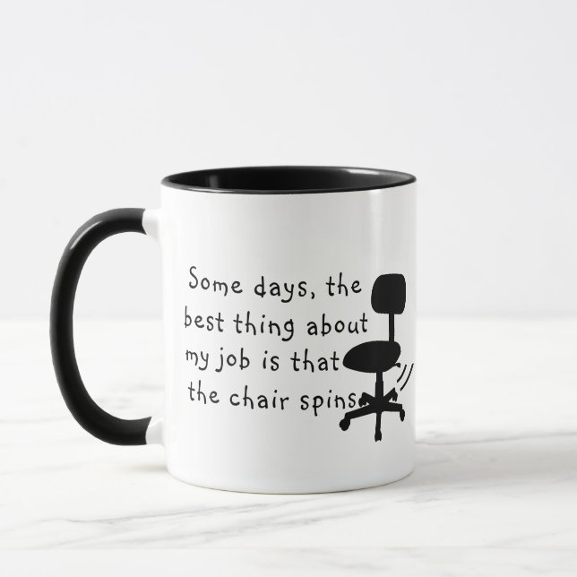 Travail Lié Drôle Mèmes d'emploi Mug Novelty Idée  (Gauche)