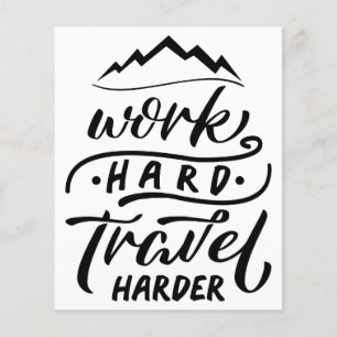 Travailler dur Voyage plus difficile