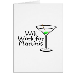Travaillera pour des martini