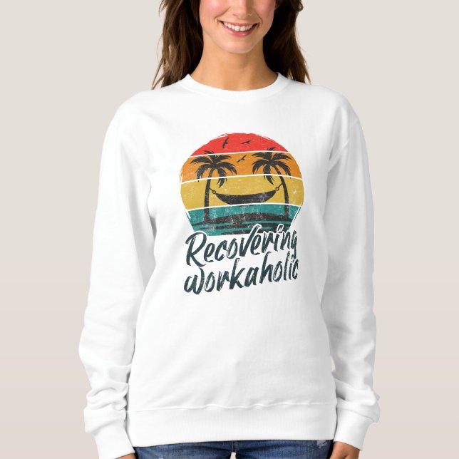 Travailleur Accro en Rééducation | Sweatshirt de V (Devant)