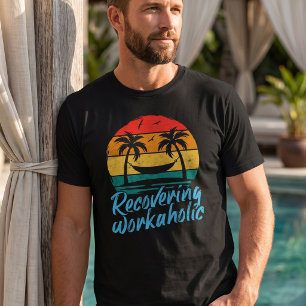 Travailleur acharné en convalescence T-shirt drô