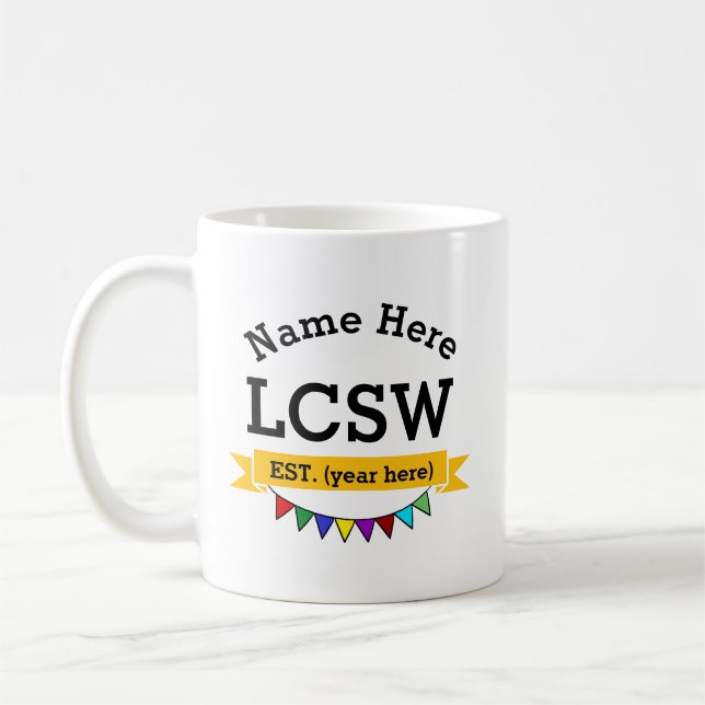 Travailleur social clinique agréé Mug  (Gauche)