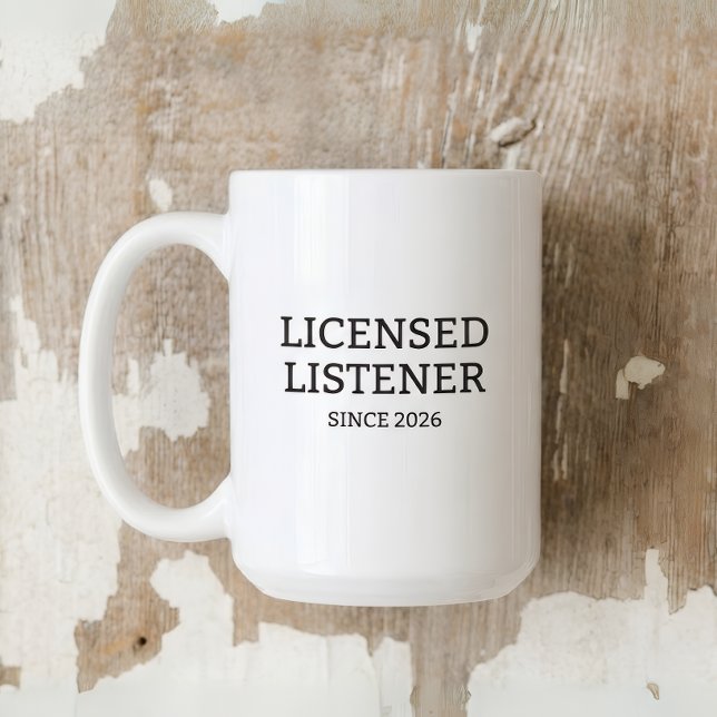 Travailleur Social Mug Auditeur Autorisé avec pers (Créateur téléchargé)