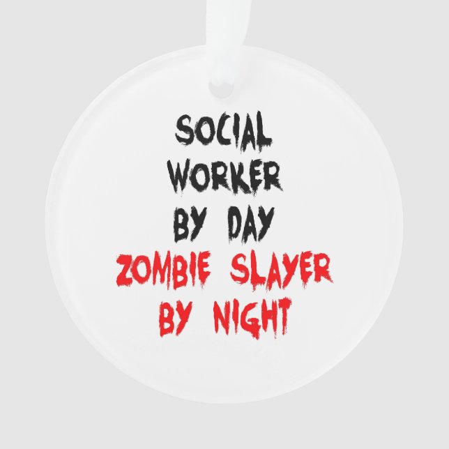 Travailleur social Zombie Slayer (devant)
