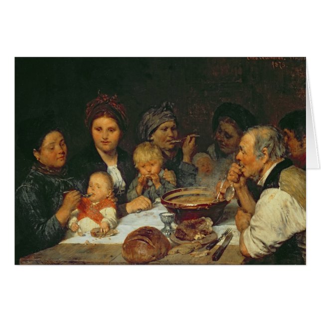 Travailleurs à un Tableau, Thueringen, 1875 (Devant horizontal)