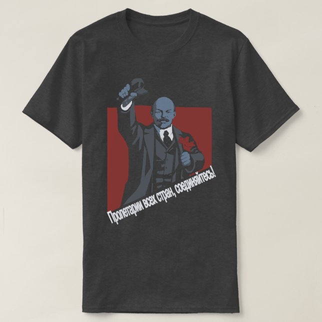 Travailleurs du monde, unissez-vous ! T-shirts (Design devant)