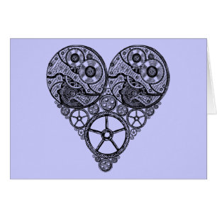 Travaux d'horloge de Steampunk et coeur de vitesse