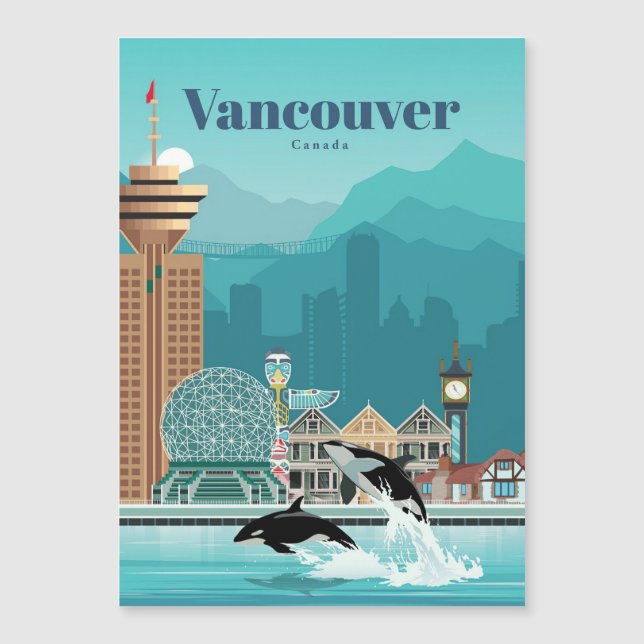 Travel Art Travel To Vancouver (Devant)