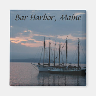 Travel Souvenir Magnet Bar Harbour Maine