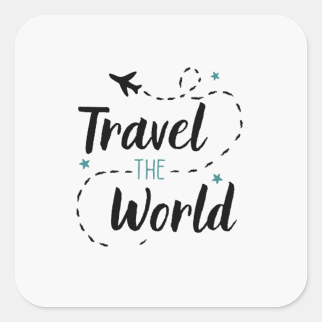 Travel The World Sticker (Devant)