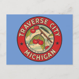 Traverse City, Michigan - Carte postale