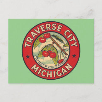 Traverse City, Michigan - Carte postale
