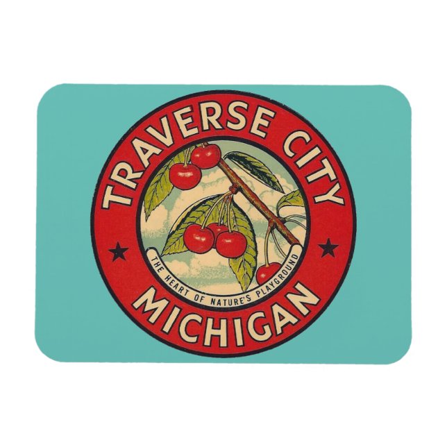 Traverse City, Michigan Magnet (Horizontal)
