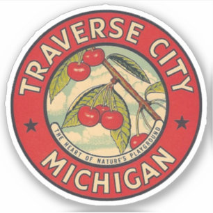 Traverse City, Michigan - Sticker